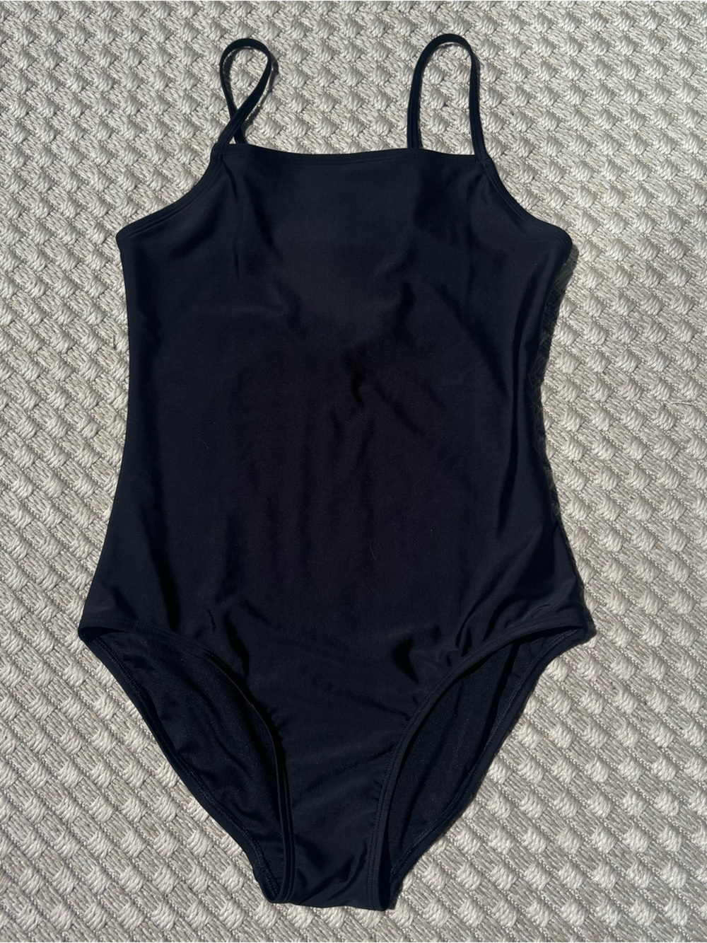 Old Navy Girls Black Racerback Bodysuit, Girls XL/12